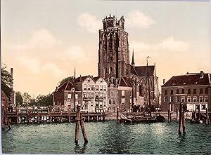 Nederland, Dordrecht. Dam en Maashaven.