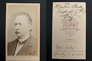 Karl von Helly, naturaliste, Gratz, 1872