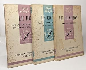 Le Charbon + Le Riz + Le Coton --- 3 livres