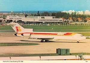 Boeing 727 Iberia Vintage Charles Skilton's Aircraft Postcard