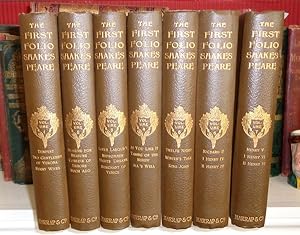 The Complete Works Of William Shakespeare. Reprinted from the First Folio. Volumes 1-7 only of 13