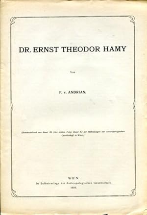 Dr. Ernst Theodor Hamy.