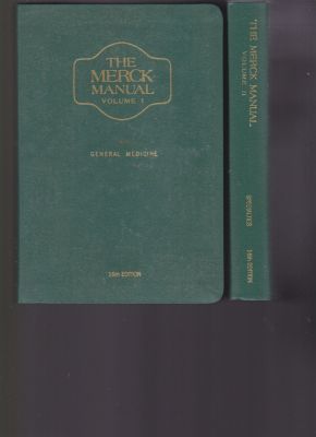 The Merck Manual of Diagnosis and Therapy, Volumes I & II by Berkow, Robert, editor
