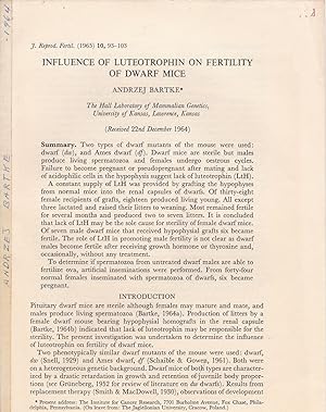 Influence of Luteotrophin on Fertility of Dwarf Mice by Andrzej Bartke