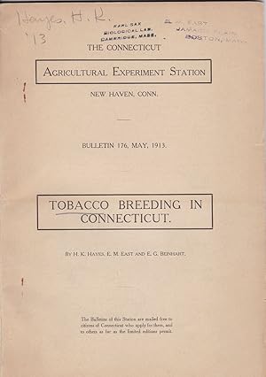 Tobacco Breeding in Connecticut by H. K. Hayes, E. M. East, and E. G. Beinhart