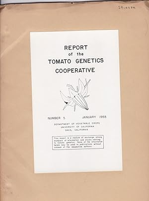 Report of the Tomato Genetics Cooperative by Stinson