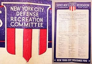 New York City / Defense / Recreation / Committee / Service Men's Recreation / In Cooperation With...