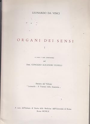 Organi Dei Sensi, Vol. I and II by Da Vinci, Leonardo