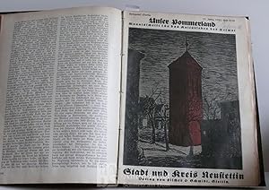 Unser Pommerland. 12. Jahrgang 1927. Monatsschrift für das Kulturleben der Heimat. Herausgegeben ...