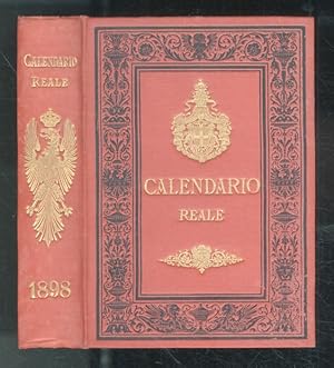 CALENDARIO Reale. Anno 1898.