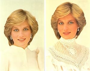 Princess Diana 21st Birthday Portrait Lord Snowdon 2x Postcard s