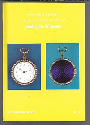 association nationale des collectionneurs et amateurs d'horlogerie ancienne n°35 automne-hiver 1982