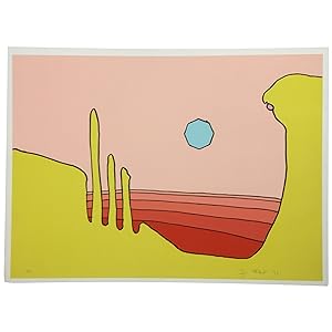 Yellow Landscape [Signed Serigraph, 1971]