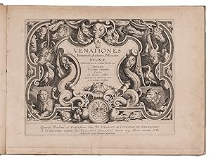 Venationes ferarum, avium, piscium. Pugnae bestiariorum: & mutuae bestiarum, .Antwerp, Johannes G...