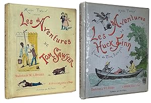 Les aventures de Tom Sawyer. [and] Les aventures de Huck Finn, l'ami de Tom Sawyer