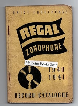 Regal-Zonophone Record Catalogue 1940 1941