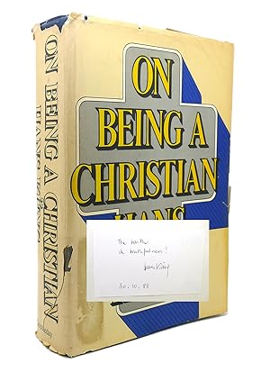 ON BEING A CHRISTIAN Signed 1st