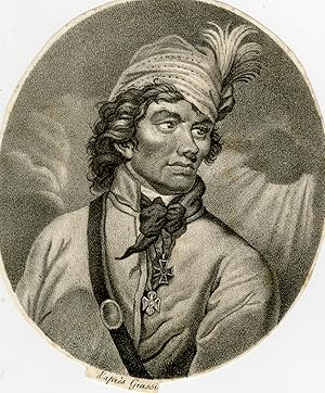 Antique Master Print-PORTRAIT-TADEUSZ KOSCIUSZKO-POLAND-LIBERATOR-Grassi-ca.1825