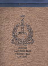 Empire Wall Papers Limited, Toronto, Montreal, Winnipeg : 1933 [catalogue].