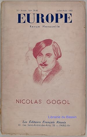 Europe n°79-80 Nicolas Gogol