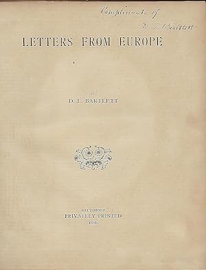 LETTERS FROM EUROPE