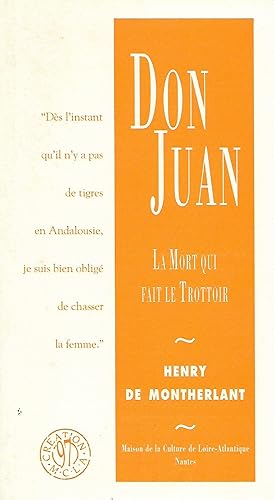 Don Juan, ou La Mort qui fait le trottoir
