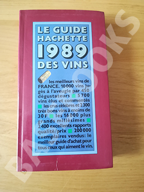 Le Guide Hachette 1989 des Vins