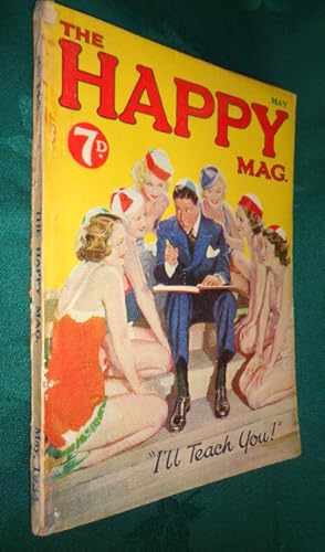 The Happy Mag. May 1934. No 144. A double page strip cartoon of "William" (but no story by Richma...