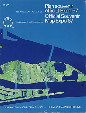 Official Souvenir Map Expo 67; Plan souvenir officiel Expo 67
