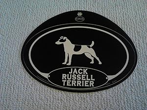 Euro-style Oval Jack Russell Terrier Decal