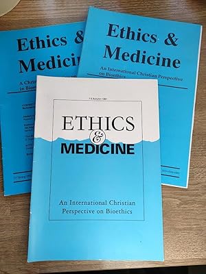 Ethics & Medicine: A Christian Perspective: Issue 7.1-7.3 (complete Set of 3 Issues for 1991)