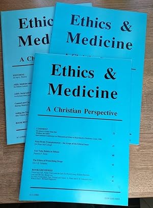 Ethics & Medicine: A Christian Perspective: Issue 4.1-4.3 (complete Set of 3 Issues for 1988)