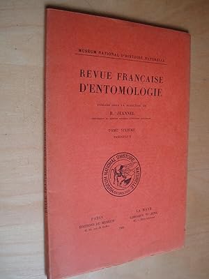 Revue française d'entomologie Tome Sixième fascicule 2 1939