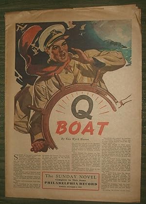 Q Boat the Philadelphia Record Sunday Novel for October 4 1942 Supplement