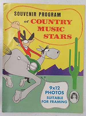Souvenir Program of Country Music Stars