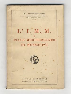 L'I.M.M. o Italo Mediterraneo di Mussolini.