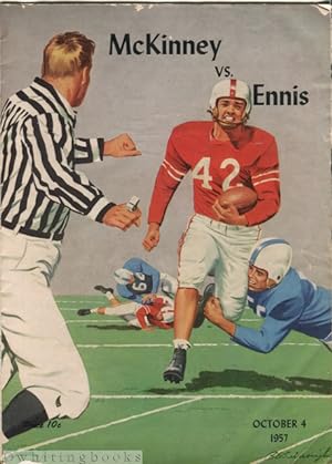 Texas High School Football Program, 1957 - McKinney vs. Ennis