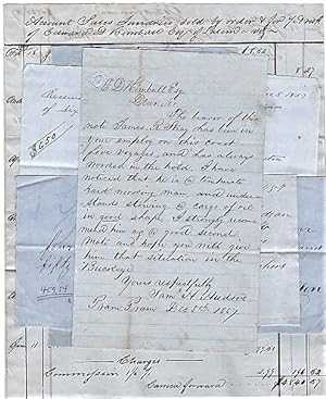 ARCHIVE: HANDWRITTEN LETTER, SIGNED, FROM PRAM PRAM [ACCRA, GHANA], ALONG WITH FIVE (5) OTHER HAN...
