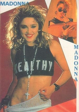 Madonna Be Healthy T-Shirt Postcard
