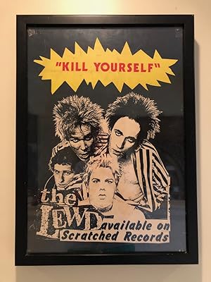 Framed Record-Release Poster for Seattle Punk Band The Lewd