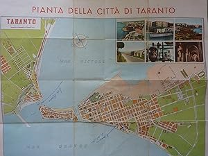 TARANTO Pianta della Città, della Provincia e notizie utili