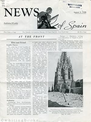 News of Spain [Spanish Civil War]: Assorted Weekly Newsletters from 1938 to 1939