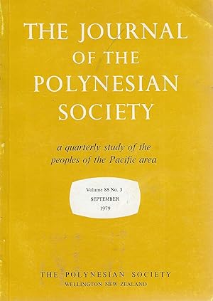 The Journal of the Polynesian Society. Vol. 88. No. 3. September 1979.