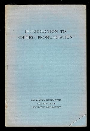 Introduction To Chinese Pronunciation