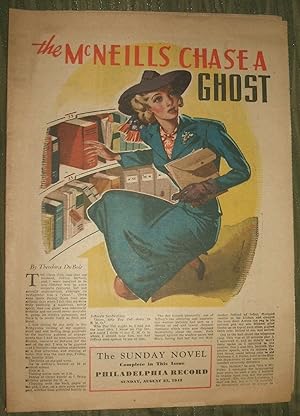 The McNeill's Chase a Ghost Supplement Philadelphia Record August 23, 1942