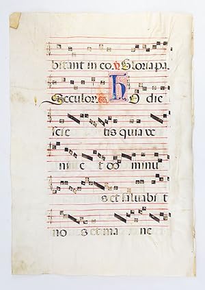 FROM AN ANTIPHONER IN LATIN