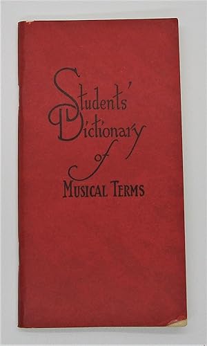 Students' Dictionary of Musical Terms