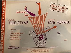 Selections from " Funny Girl ,Easy to Play Piano Arrangements