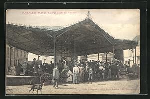 Carte postale Gournay-en-Bray, le Marché aux Volailles