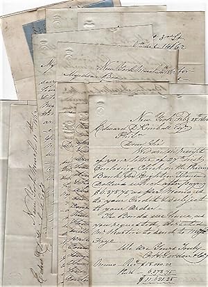 GROUP OF NINETEEN (19) LETTERS FROM GORDON TO EDWARD D. KIMBALL AND A FEW OTHERS, DATED 28 JANUAR...